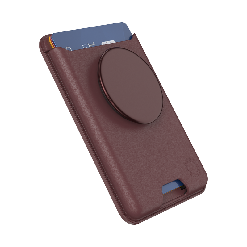 Aluminum Oxblood — Softgoods PopWallet+ for MagSafe image number 3
