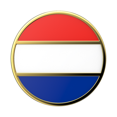 Enamel Dutch Flag — Adhesive PopGrip