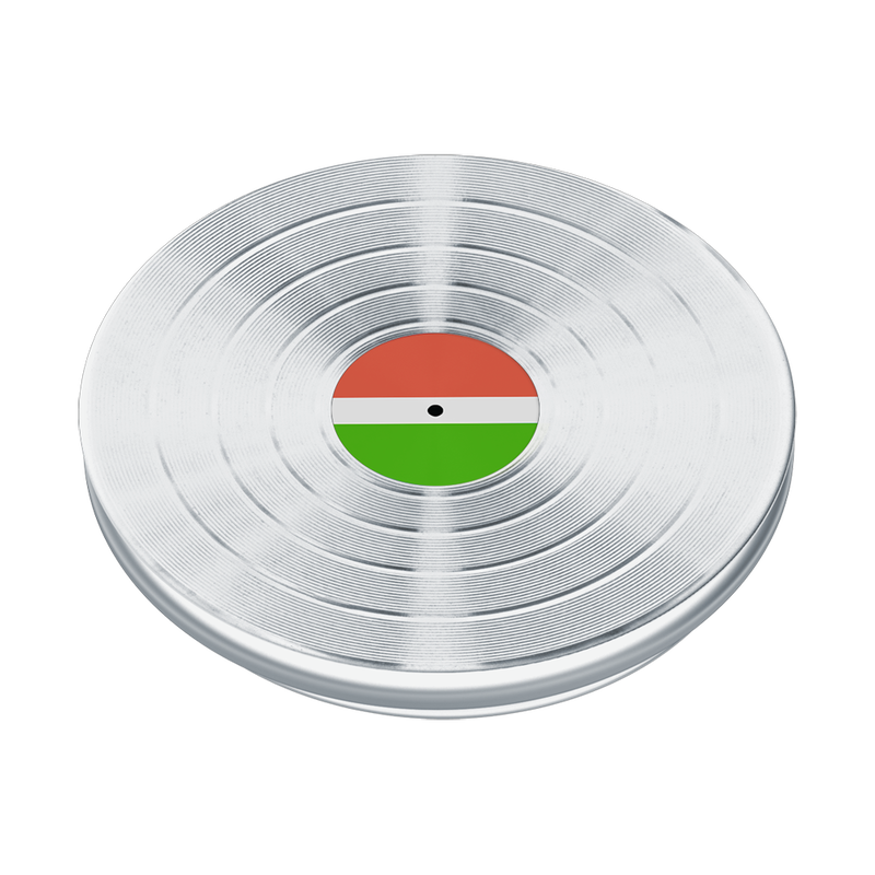 Backspin Aluminum 45rpm Silver — Adhesive PopGrip image number 3