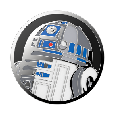 Secondary image for hover Enamel R2D2 — Adhesive PopGrip