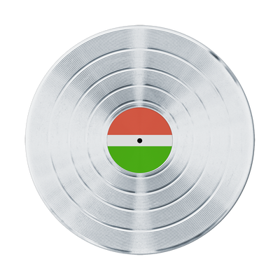 Secondary image for hover Backspin Aluminum 45rpm Silver — Adhesive PopGrip