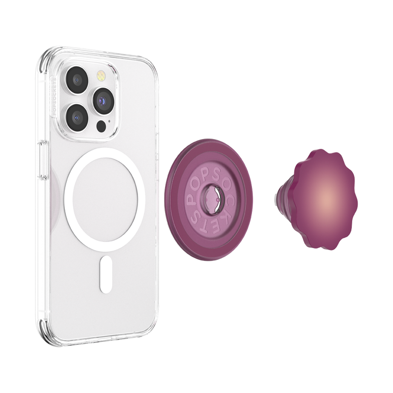 Molded Flower Red Wine — MagSafe PopGrip image number 2