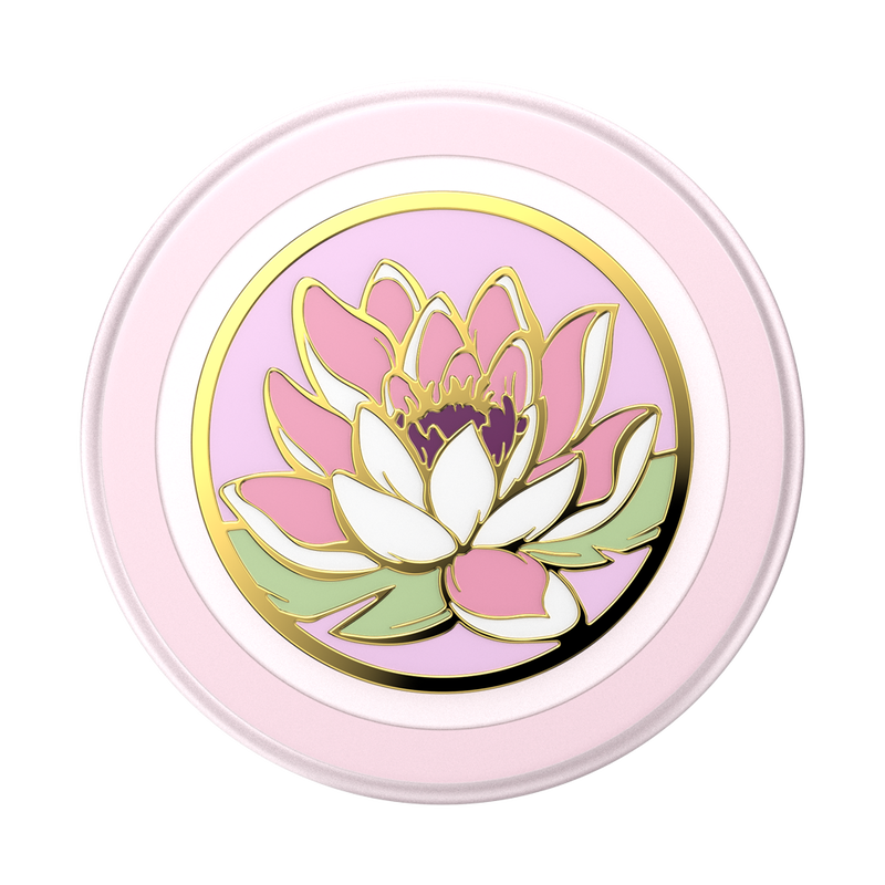 Enamel Water Lily — PopGrip for MagSafe image number 1