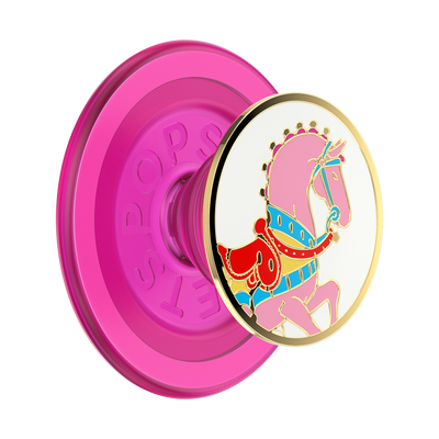 Enamel Carousel Pony — MagSafe PopGrip