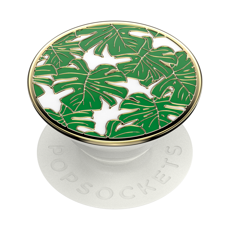 Enamel Monstera — Adhesive PopGrip image number 0