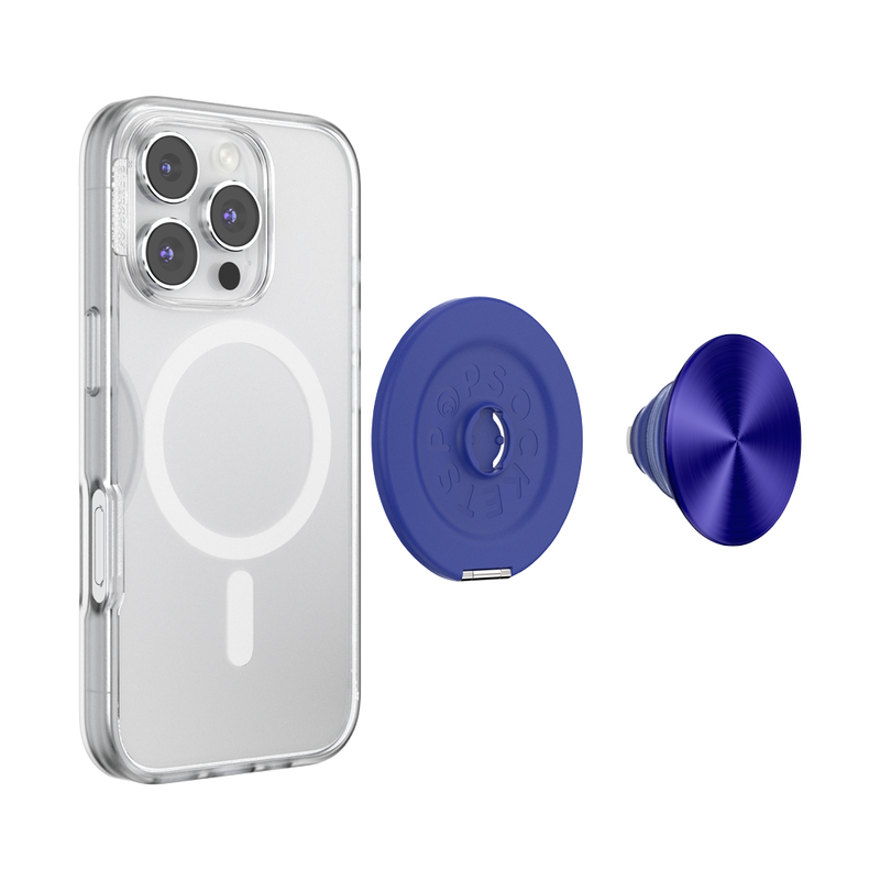 Aluminum Radial French Navy —  MagSafe Kick-Out Grip & Stand image number 6