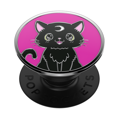 Enamel Black Cat Magic — Adhesive PopGrip