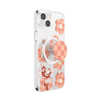 Secondary image for hover Minnie Checkered Flower — iPhone 15 Plus for MagSafe