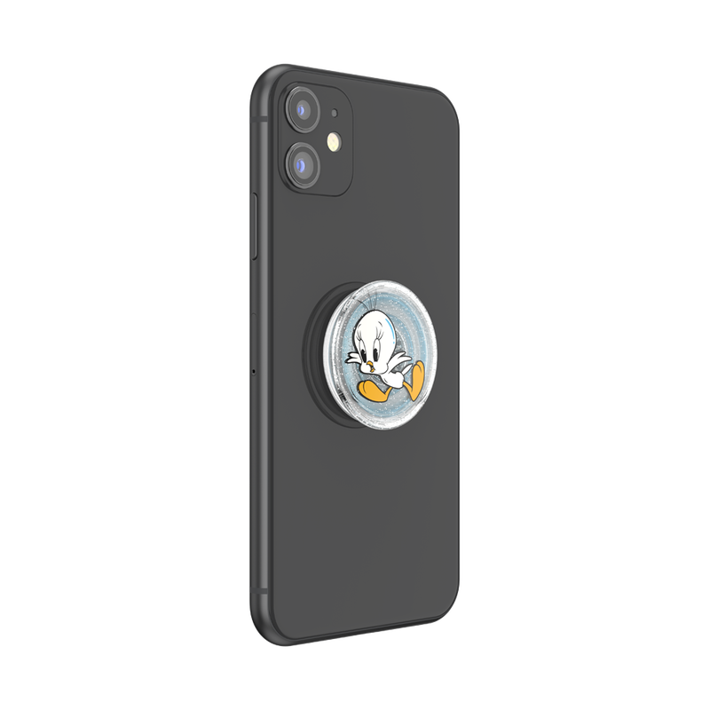 Glitter Translucent Fly Tweety! — Adhesive PopGrip image number 3