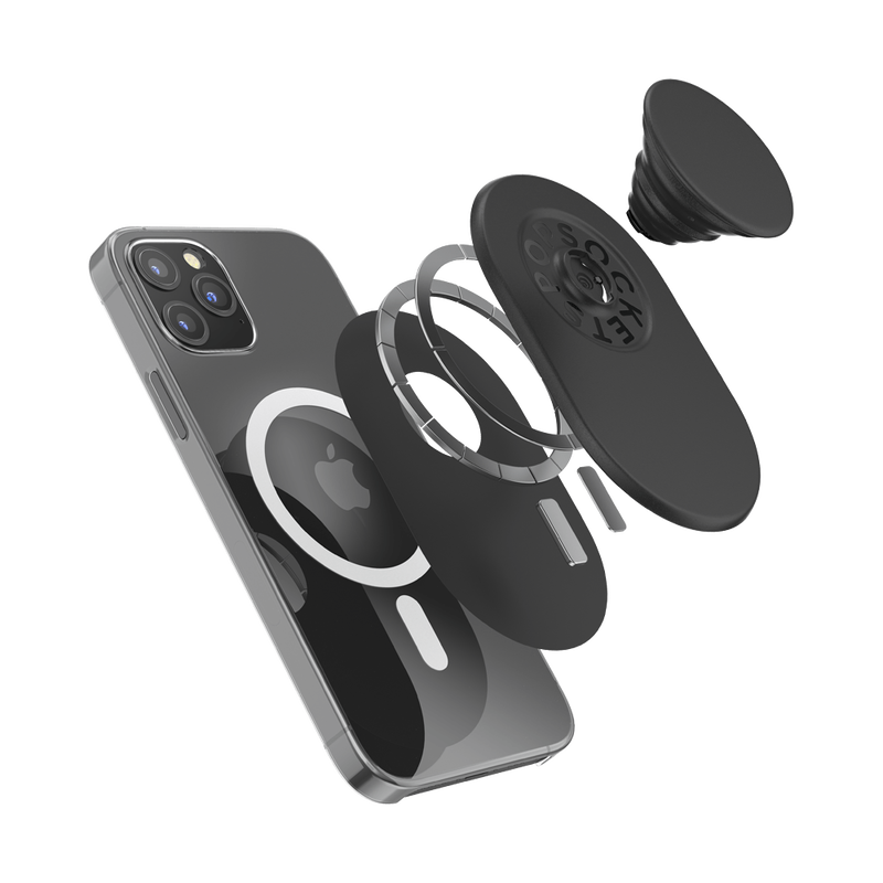Black — PopGrip for MagSafe - Pill image number 5