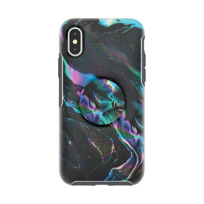 Otter + Pop Symmetry Series Case Oil Agate — iPhone X/XS