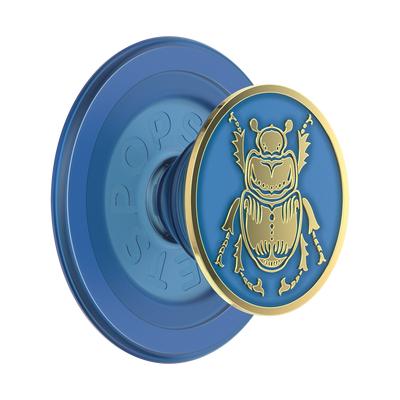 Enamel Scarab — MagSafe PopGrip