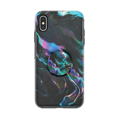 Otter + Pop Oil Agate — iPhone XS Max