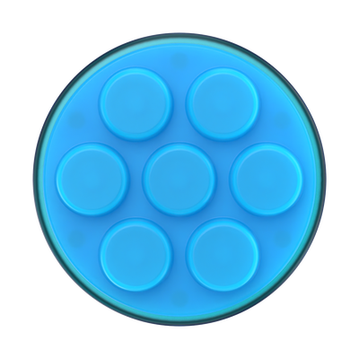 Secondary image for hover PopFidget Popper Electric Blue — Adhesive PopGrip
