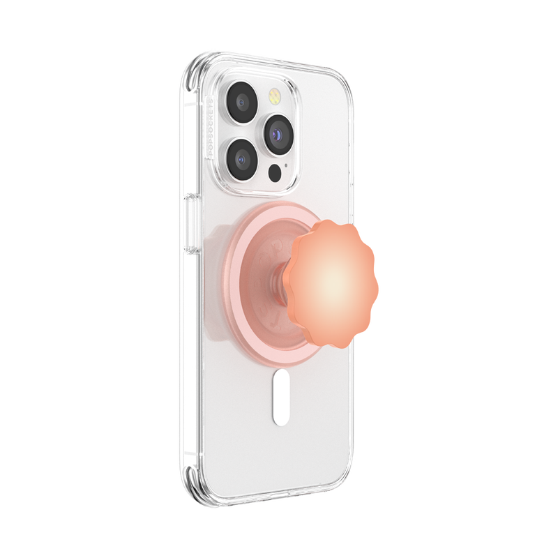 Molded Flower Apricot — MagSafe PopGrip image number 6