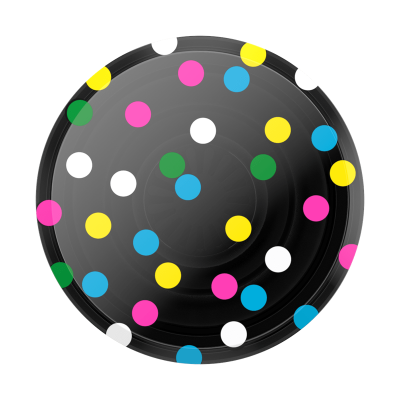 Translucent Black Disco Dots image number 1