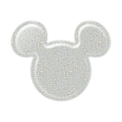 Secondary image for hover Earridescent White Glitter Mickey Mouse