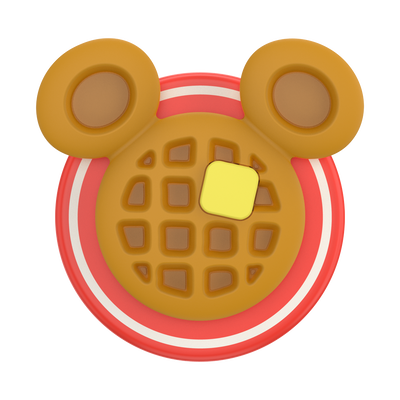 Secondary image for hover PopOut Mickey Waffle — MagSafe PopGrip
