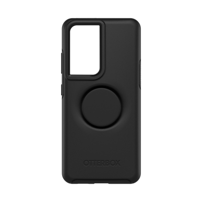 Otter + Pop Symmetry Series Case Black — Samsung Galaxy S21 Ultra