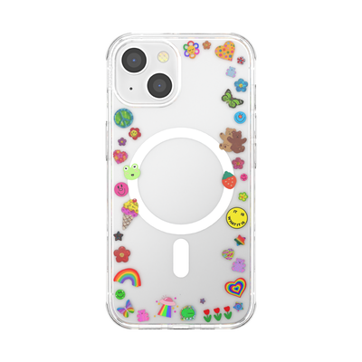 Secondary image for hover Indie Stickers Pink — iPhone 14 | 13 for MagSafe