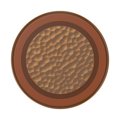 Secondary image for hover Enamel Hammered Copper Tone — MagSafe PopGrip