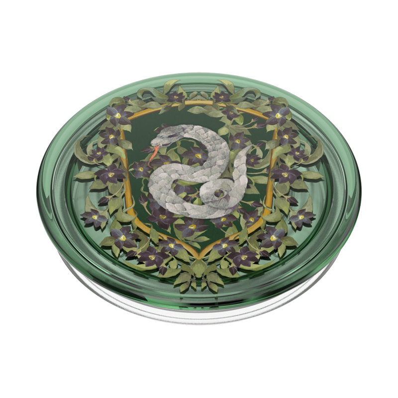 Slytherin Floral Crest — Adhesive PopGrip image number 2