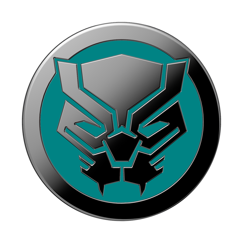 Enamel Black Panther — Adhesive PopGrip image number 1