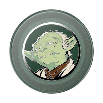 Secondary image for hover Enamel Yoda — MagSafe PopGrip
