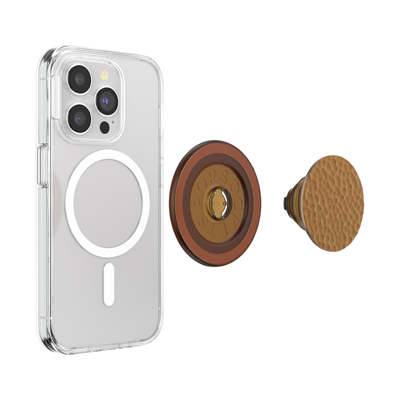 Enamel Hammered Copper Tone — MagSafe PopGrip image number 4