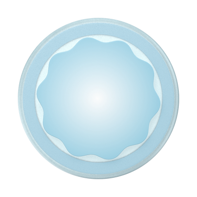 Secondary image for hover Molded Flower Blue Sigh — PopGrip for MagSafe